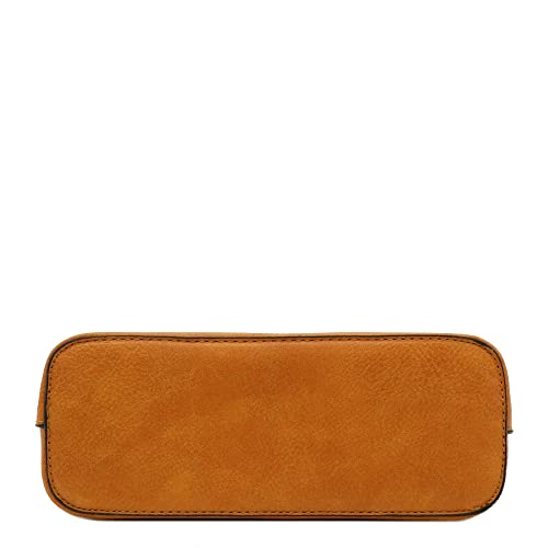 Image of FashionPuzzle Faux Leather Small Dome Crossbody Bag with Chain Strap