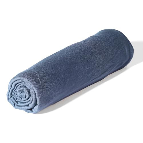 RVROVIC Women Muslim Hijab Adjustable Stretchy Turban Full Cover Breathable Headscarf,Dark Blue