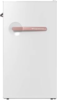 3.1 Cu. Ft. Retro Series Compact Refrigerator, Built-In Side Bottle Opener, Soft RoseGold
