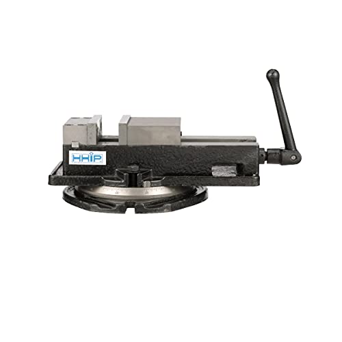 Best Review HHIP 3900-2102 Pro-Series Heavy Duty Milling Vise with Swivel Base, 4" Jaw Width, 4" Jaw Opening (Pack of 1)