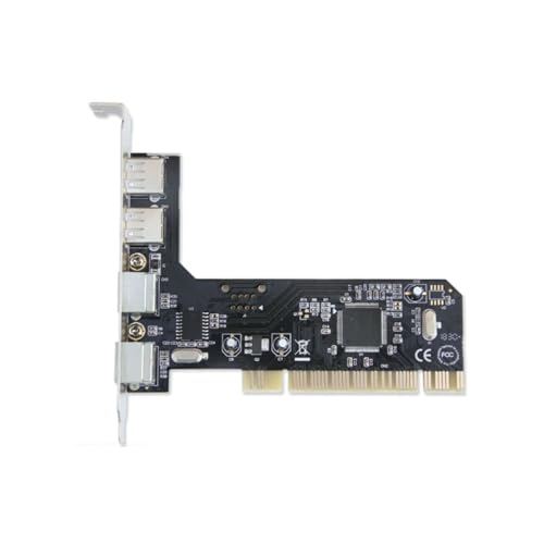 PCI 2.2 to 2*USB 2.0 & 2*for PS/2 for PC Keyboard Mouse Adapter Connector Expansion Card