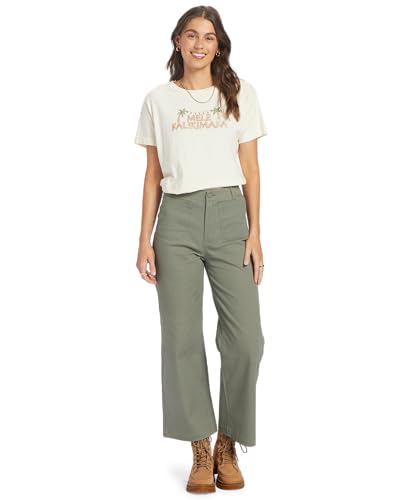 Image of Roxy Womens Boyfriend Crew T-Shirt, Casual Relaxed Fit Crew Neck Tee Short Sleeve Cotton Basic Shirt Everyday Comfort