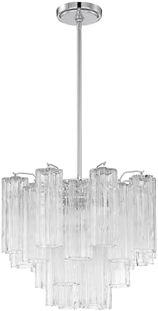 Crystorama Addis 4 Light Polished Chrome Chandelier