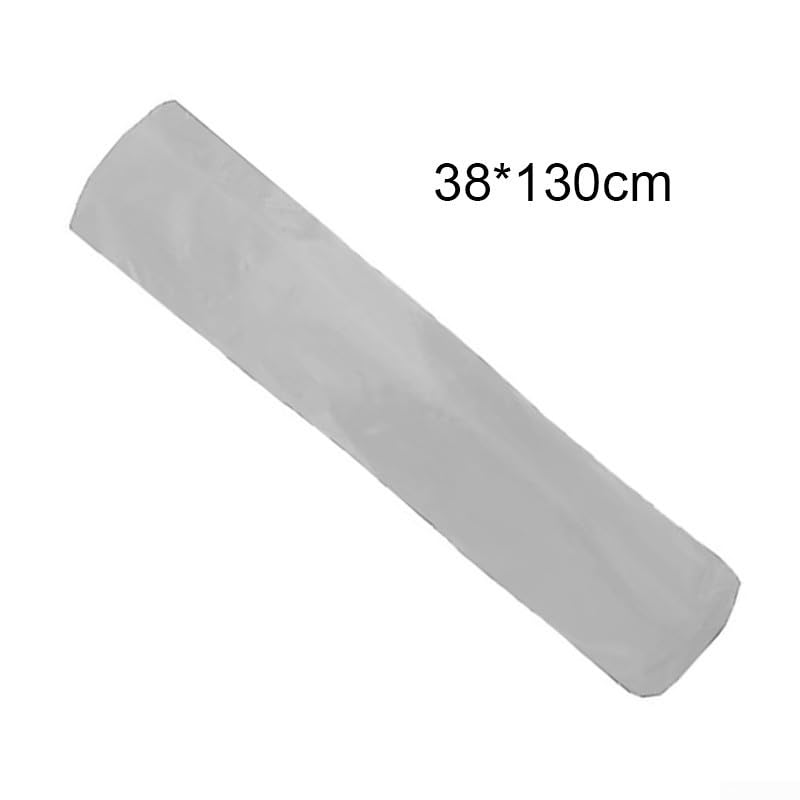 Funda para aspiradora Oxford 210D y solución práctica para ahorrar espacio para uso doméstico, tamaño de 38 x 130 cm (gris)