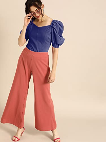 Image of Women's & Girl's Solid Short Sleeve Crop Top (LY-TopD6 Variation)