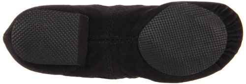 Sansha Modernette Canvas Ballet Shoe (Little Kid/Big Kid),Black,Sansha Size K (3 M US Little Kid)4