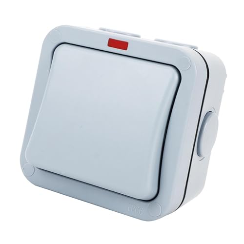 Interrupteur extérieur étanche IP66 pour éclairer votre terrasse en toute sécurité