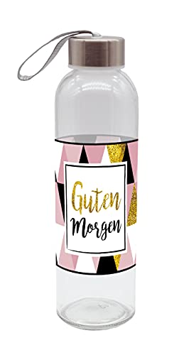 infinite by GEDA LABELS (INFKH) Borraccia unisex per ragazzi, 500 ml, in vetro, multicolore