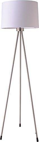 SH Lighting 31181WH Tripod Floor Lamp, Large, White