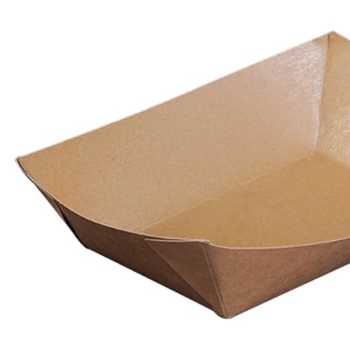 Barcos de papel para snacks contenedores desechables comida rápida 3