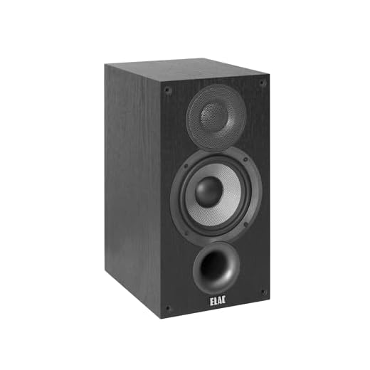 ELAC Debut 2.0 B5.2 Bookshelf Speakers, Black (Pair)