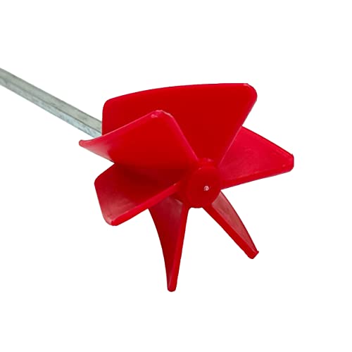 Edward Tools Paint Mixer Drill Attachment - Helix Mixer For 1 Gallon Of Paint Epoxy, Resin, Silicone - Consistent Even Flow Stirrer Paddle - Works With All 3/8” And Larger Drills (1) #TOP1