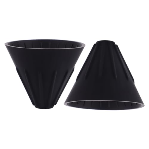 Uonlytech 4pcs Food-grade Silicone Coffee Filter Strainer Reusable Coffee Funnel for Home Brewing Easy to Clean and