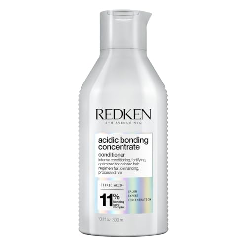 Redken | Acondicionador Sin Sulfatos para Fortalecer todo tipo de Cabellos, Acidic Bonding Concentrate, 300 ml