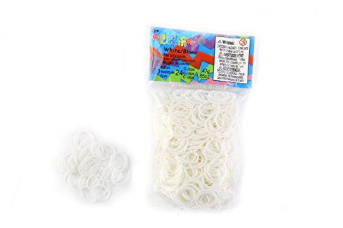 Elastiques Rainbow Loom Blanc