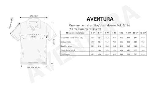 Image of Aventura Boys Polo T-Shirt Combo Pack of 2 - 100% Cotton Half Sleeve Collar T-Shirts for Boys (Age 5-12 Years)