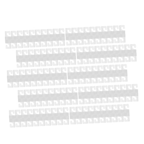 OUNONA Hanging Sticky Hooks 100pcs Self-adhesive Hooks for Wall Office Car Heavy Duty Design