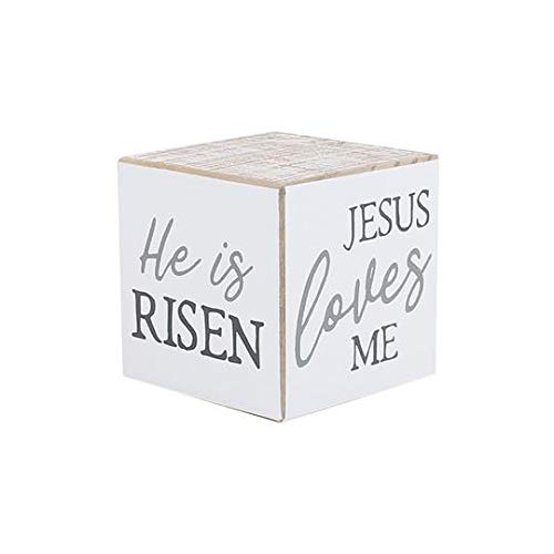 'He is Risen' Decorative Easter Cube