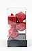 Chessex Polyhedral 7-Die Opaque Dice Set - Red with Black