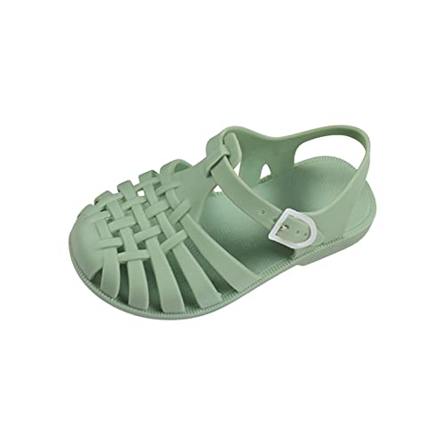 2025 Cangrejeras Niña,Mis Pedidos Sandalias Niña Verano Casual Sandalia de Punta Cerrada con Hebilla Ajustable Cómodas Antideslizante Zapato Planas con Suela Suave Ligero Transpirable Chanclas Niño