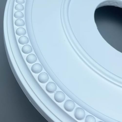 Decoración de comedor con rosetón de techo para lámpara colgante 8