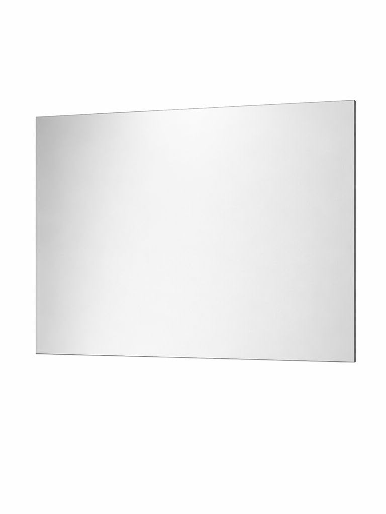 San Marco specchio filo lucido, specchio da bagno con luce, disponibile con o senza lampada da 30 o 45 cm, specchio da parete bagno, installazione semplice e veloce. (100x80 cm, senza lampada)