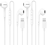 [Apple MFi Certified] 2 Pack for iPhone Headphones Wired Earbuds/Earphones with Built-in Microphone & Volume Control HiFi Stereo Nosie Reduction Compatible for iPhone 14 13 12 11 Pro Max XS XR X 8 7 6