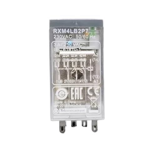 Contacteur 8 broches 14 broches RXM4LB2P7 relais auxiliaire embrochable rail DIN