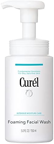 Curel Foaming Gentle Cleansing Face Wash Cleanser for Dry, Sensitive Skin 150 ml