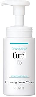 Curel Foaming Gentle Cleansing Face Wash Cleanser for Dry, Sensitive Skin 150 ml
