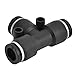 10pcs Pneumatic Tube Fitting, Durable PVC, Stable Sealing, Resistance - Easy Identification, Labor Saving Design, Industrial Automation Use (Tracheal outer diameter 16mm)