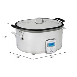 Allcladstainlesssteelelectricslowcooker7quartprogrammablelcdtimeraluminuminsertslowcookerssmallkitchenappliancessilver Urban Country Home Decor All clad stainless steel electric slow cooker 7 quart programmable lcd timer aluminum insert slow cookers small kitchen appliances silver urban country home decor