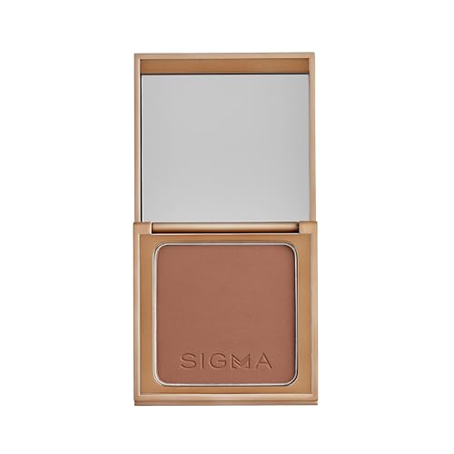 Sigma Beauty Bronceador mate – Polvo bronceador de larga duración con acabado mate para el rostro, para un brillo natural y bronceador en polvo profundo