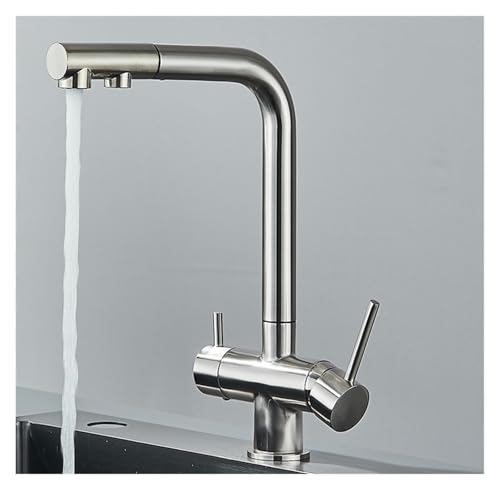 Mitigeur ZR98US laiton haute qualité robinet eau chaude froide et filtre avec bec extractible