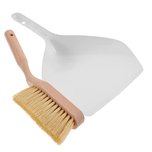 HOLIDYOYO Sisal Dustpan Set Mini Broom Lightweight and Compact for Efficient Cleaning