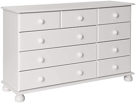 Furniture To Go Copenhagen 2 Plus 3 Plus 4-Drawer Chest, 74 x 121 x 39 cm, White