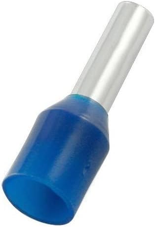 Morris Products 12762 Nylon Insulated Ferrules - Din Standard - 6 AWG .472" Pin Length Blue, 200-Pack