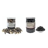 MEIMIDUO Premium Mushrooms Family Assortment Set, 1 Pack Of Dried Morel Mushrooms(2.0 Oz) & 1 Pack Of Dried Black Fungus(4.5 Oz), - Natural, Ready for Gourmet Cooking at Home