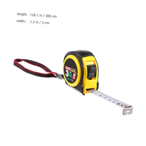 Cinta métrica de acero 3 m ancho 19 mm, 2 piezas miniatura 2