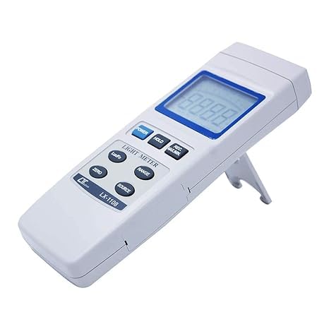 Digital Lux Meter (Range: 0 to 4,00,000 Lux) for Auditoriums, Theatres, Stadiums, Labs Alongwith Factory Calibration Certificate Model: LX-1108 by Instrukart