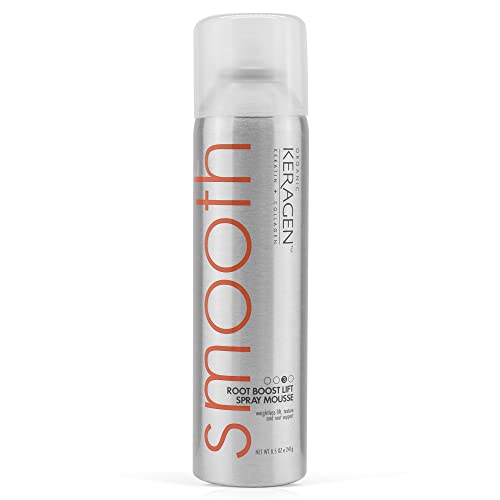 Keragen - Mousse Hair Spray 8.5 Oz - Root Boost - Lifts, Adds Volume And Texture #TOP1