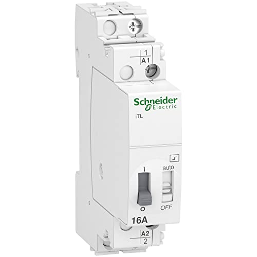 Schneider Electric A9C30811 Telerruptor iTL, 1P, 1NO, 16A, Bobina 110 V CD, 230 - 240 V CA, 50/60Hz