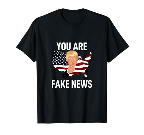 Funny Donal Trump You Are Fake News Sie Sind Fake News Meme T-Shirt