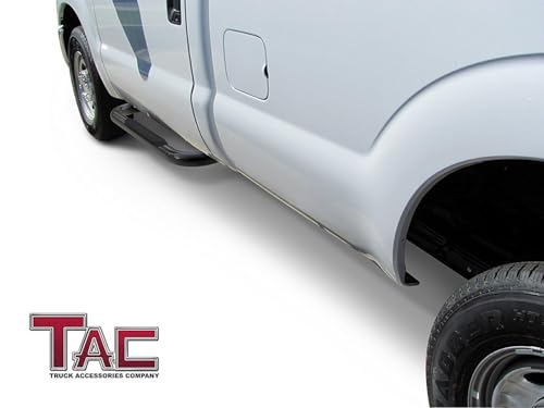 Estribos laterales negros para Ford F150 1997-2003 miniatura 2