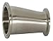 Dixon B3214MP-G200100 304SS Clamp Eccentric Reducer, 2" x 1"