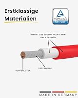 Waybex Premium Solarkabel 6mm² – TÜV Rheinland geprüft – UV-beständig & flexibel – Photovoltaik Kabel für Solaranlagen, Solarpanel & Wechselrichter – Made in Germany (Rot, 100m) – Ansicht 4