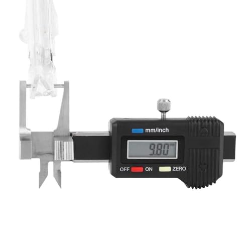 Image of Pocket Digital Gauge 0-25mm / 1 Inch - Mini Electronic Caliper with LCD Display, Precision Measuring Tool for Jewelry, Gemstones, Screws & Small Workpieces