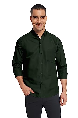 Image of SWADESI STUFF Ragular Fit Full Sleev Solid Casual Regular Fit Shirt For Men