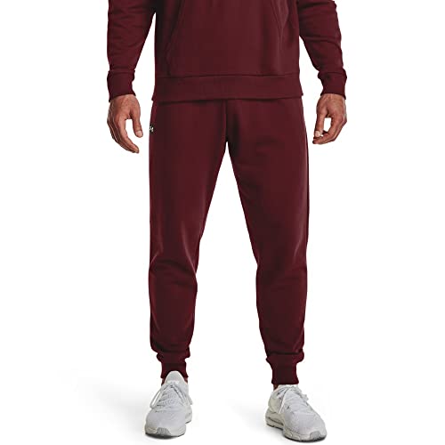 Under Armour Rival-Pantalones De Forro Polar Bottoms, Chestnut Red, Medium Para Hombre Under Armour Rival-Pantalones De Forro Polar Bottoms, Chestnut Red, Medium Para Hombre