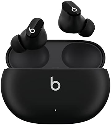 Beats Studio Buds - Wireless Bluetooth Noise Cancelling Earbuds - Up to 8H Battery Life, Up to 24H w Charging Case, IPX4 Rating, Sweat Resistant, Apple & Android Compatible, Built-in Mic - Black